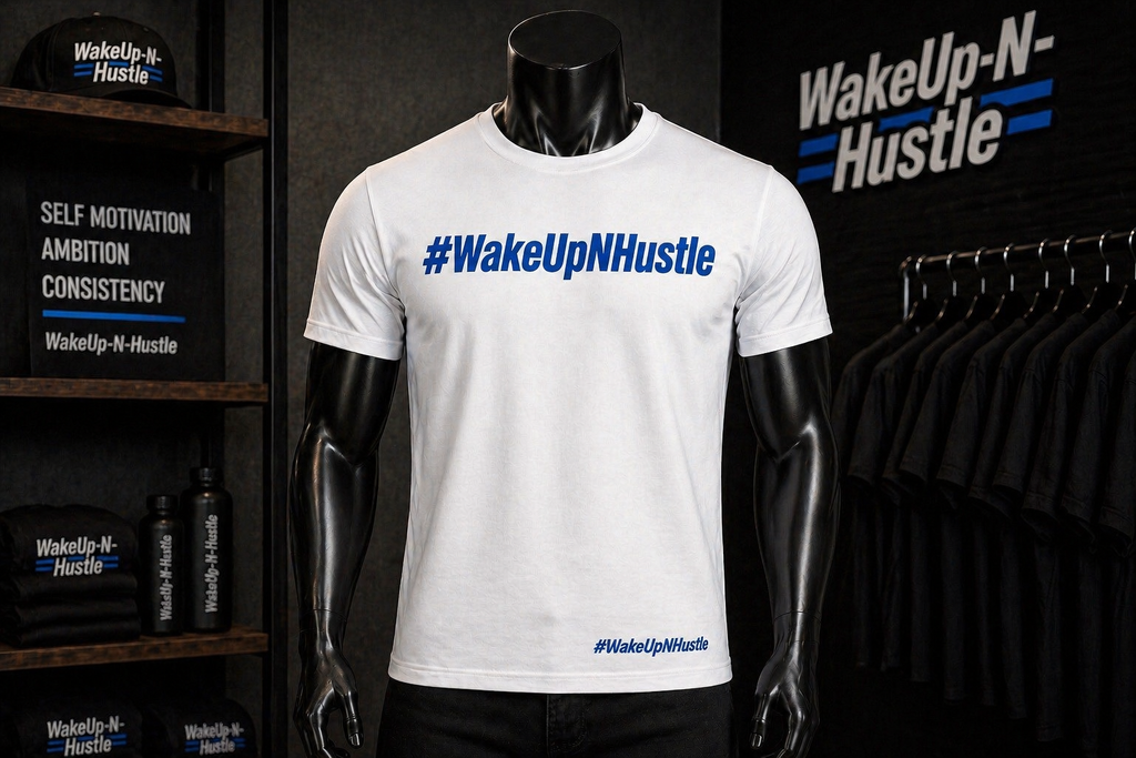 WakeUp-N-Hustle - # Tee