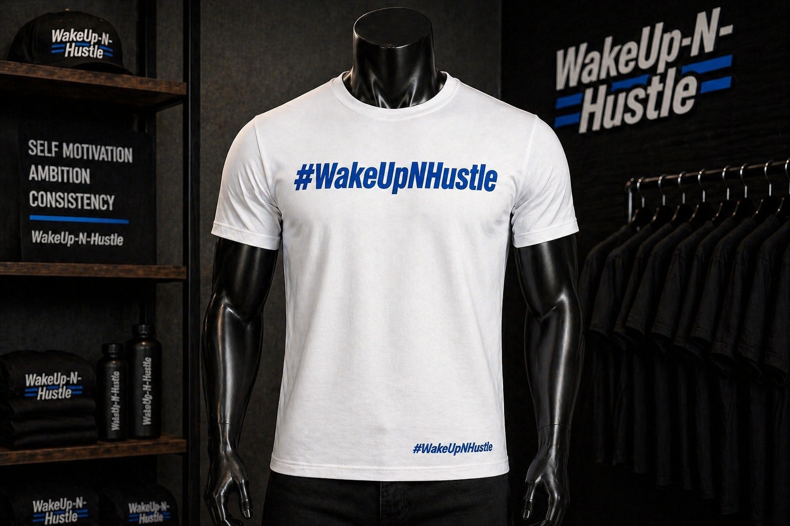 WakeUp-N-Hustle - # Tee