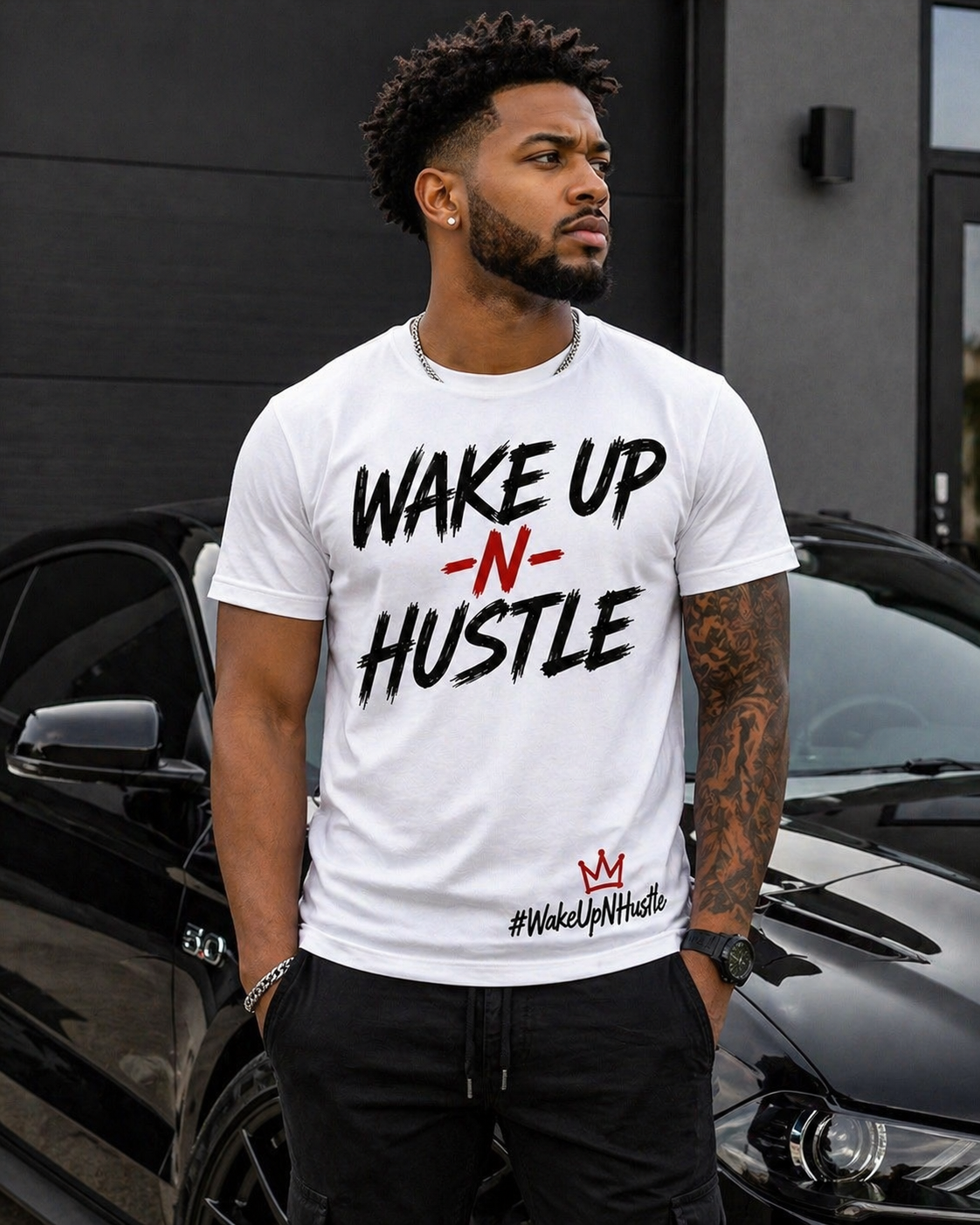 WakeUp-N-Hustle - T-Shirt
