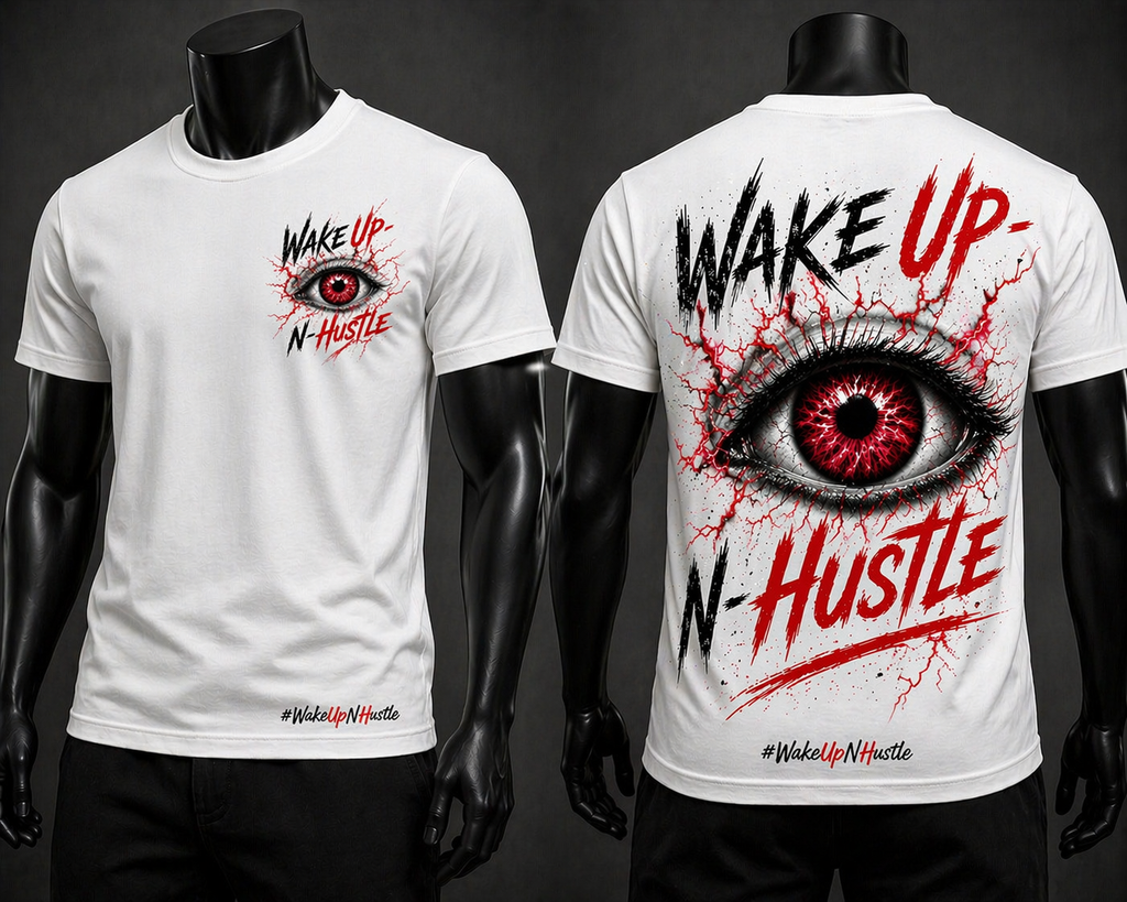 WakeUp-N-Hustle “All-Seeing Eye” Graphic Tee