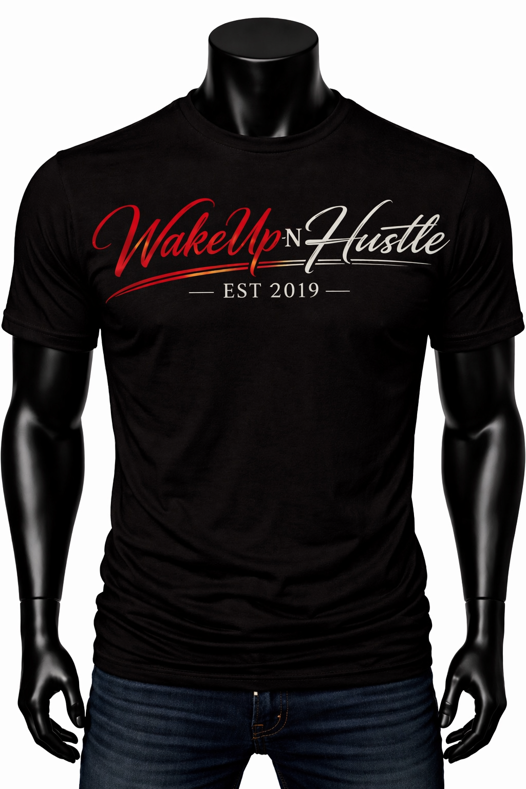 WakeUp N Hustle Tee – EST 2019
