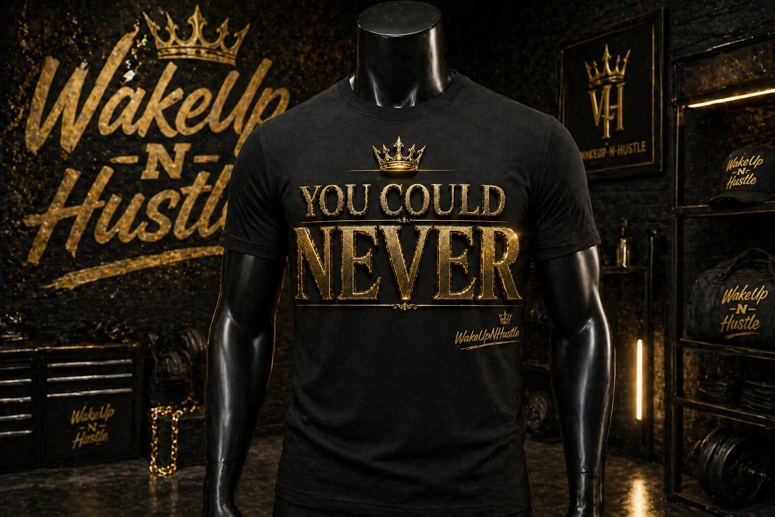 WakeUp-N-Hustle - You Could Never Tee
