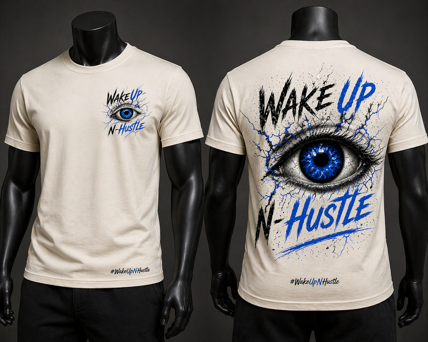 WakeUp-N-Hustle “All-Seeing Eye” Graphic Tee