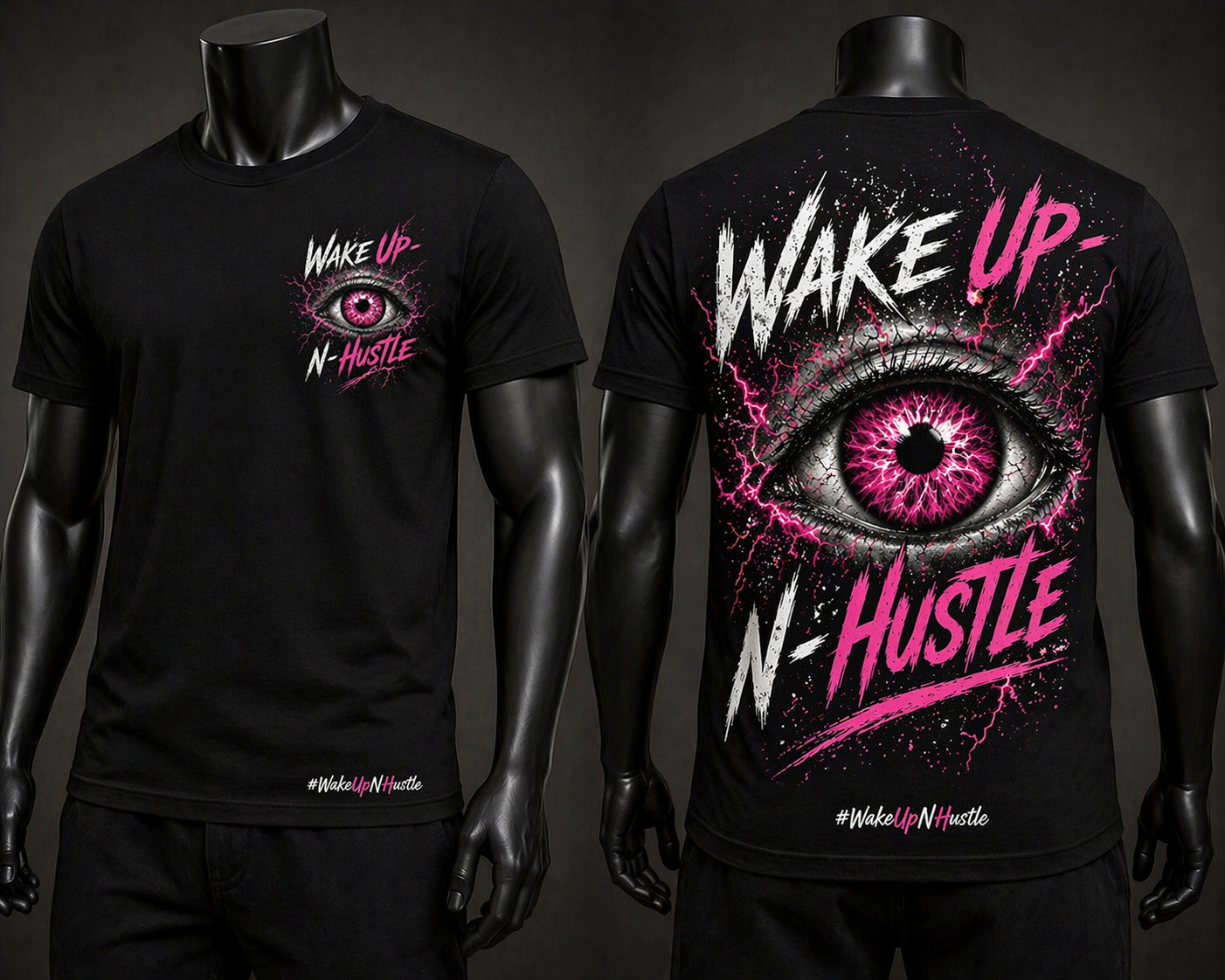 WakeUp-N-Hustle “All-Seeing Eye” Graphic Tee