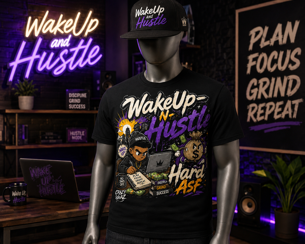 WakeUp N’ Hustle - Hard ASF Tee