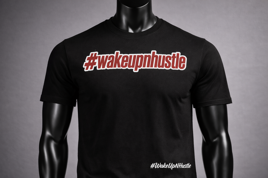 WakeUp-N-Hustle - # Tee