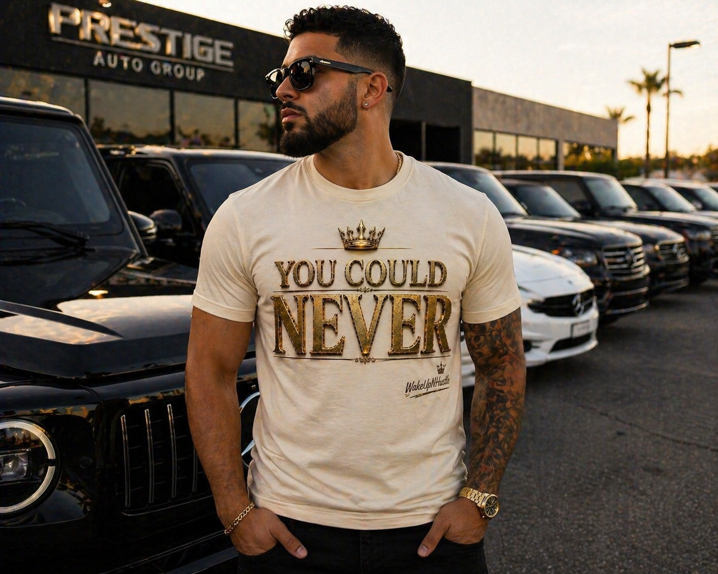 WakeUp-N-Hustle - You Could Never Tee