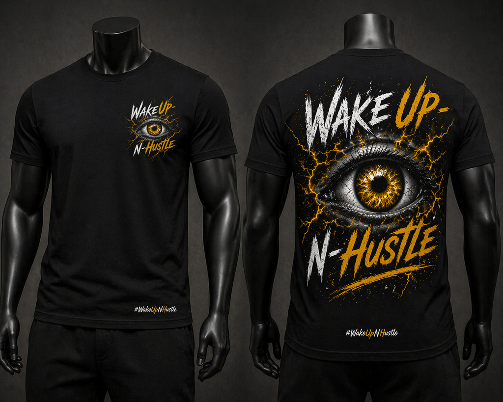 WakeUp-N-Hustle “All-Seeing Eye” Graphic Tee