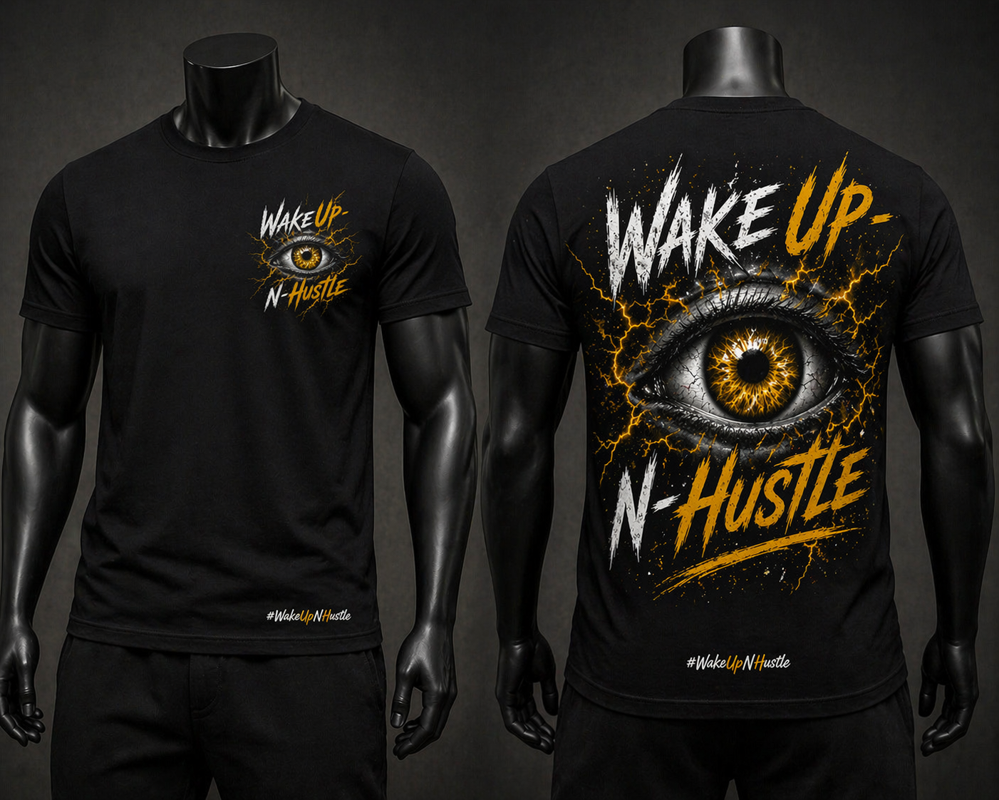 WakeUp-N-Hustle “All-Seeing Eye” Graphic Tee